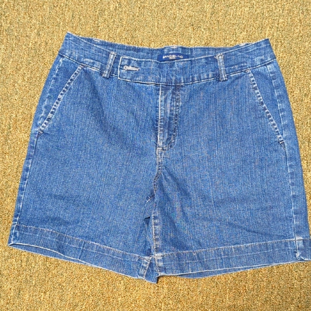 Bandolino Blue Jean Shorts Relaxed Fit